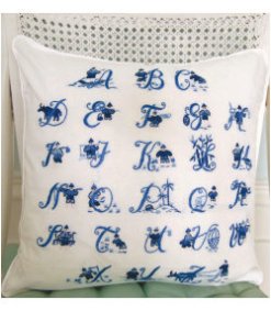 Farmer Alphabet Cushion